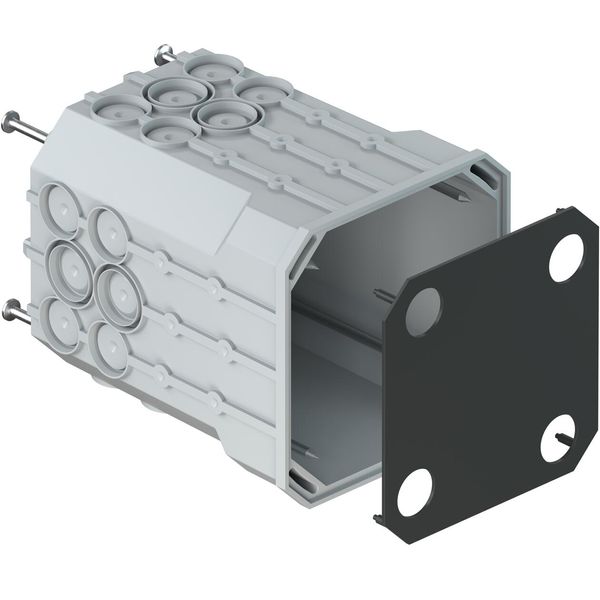 Flush mounting junction box 115x115x150 mm image 2