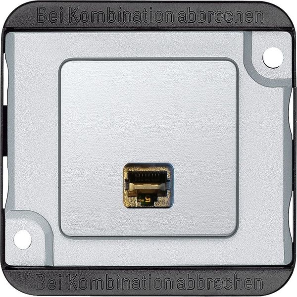 Panzer Actassi connection module RJ45, 1-gang, with central plate image 1