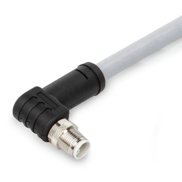 Power cable M12L plug angled 5-pole image 1