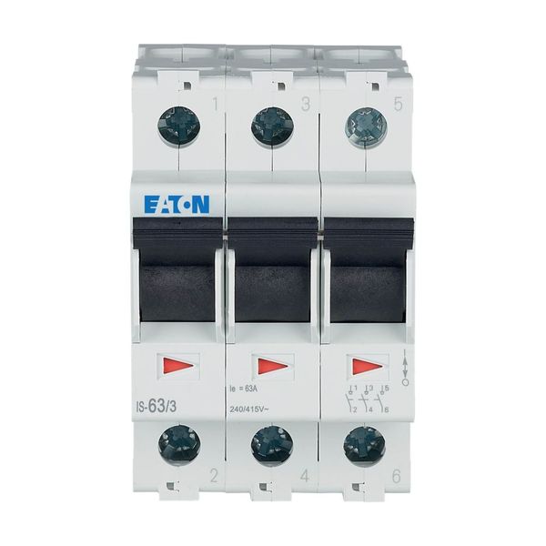 Main switch, 240/415 V AC, 63A, 3-poles image 24