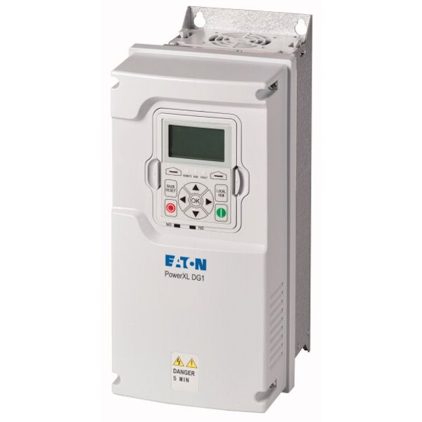 Variable frequency drive, 3-phase 480 V, 7.6A, EMC filter, Internal braking transistor, protection type IP54 image 1
