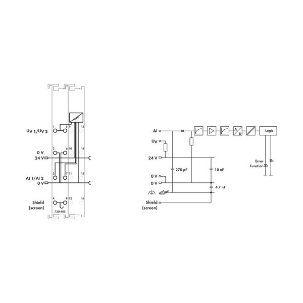 2-channel analog input 4 … 20 mA Single-ended blue image 4