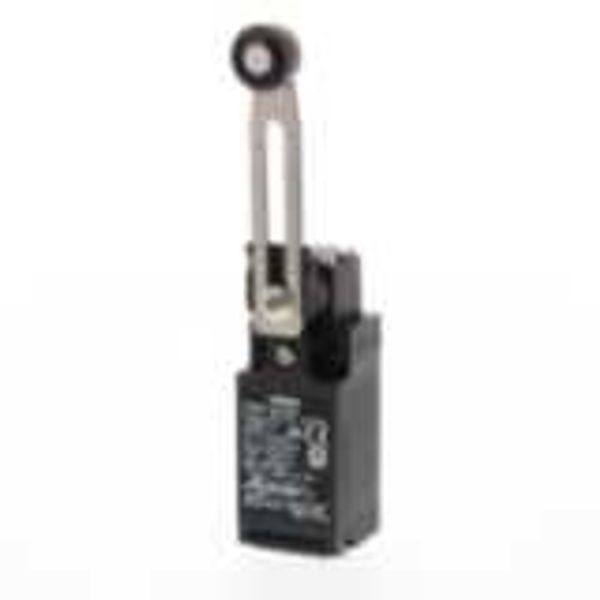 Limit switch, Adjustable roller lever, form lock (metal lever, resin r image 1