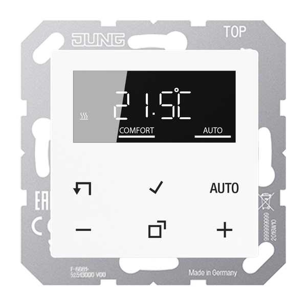 Standard room thermostat with display TRDA1790WW image 1