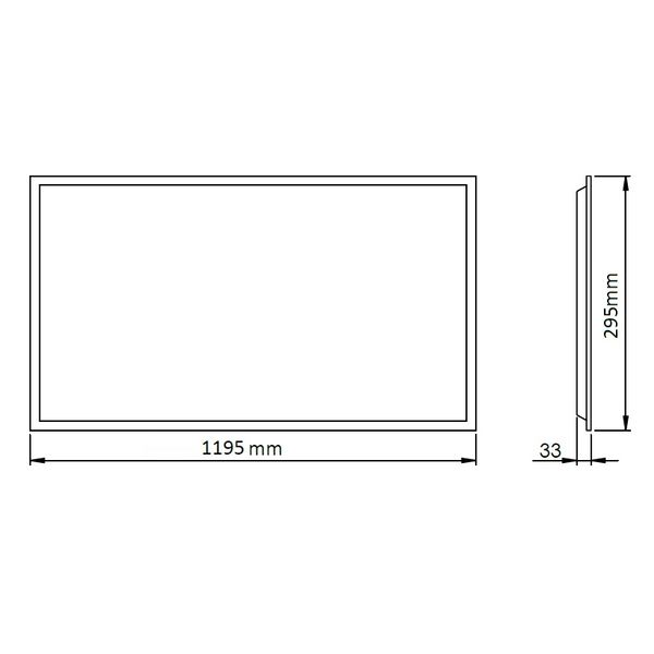 Levanto PLN LED 36W 3600lm 830 IP44 opal M1200 image 3