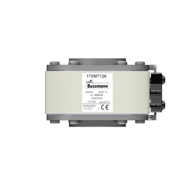 Fuse-link, high speed, 1250 A, AC 800 V, size 4, 120 x 105 x 94 mm, aR, IEC, single indicator image 6