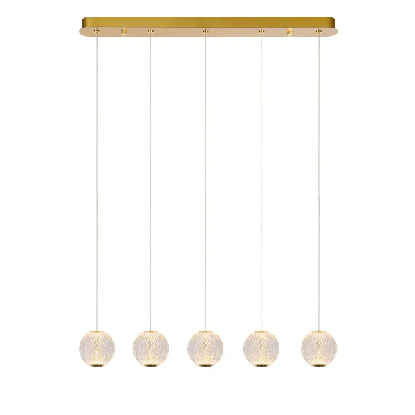 Lucide CINTRA - Pendant light - LED - 1x21W 3000K - Transparant image 1