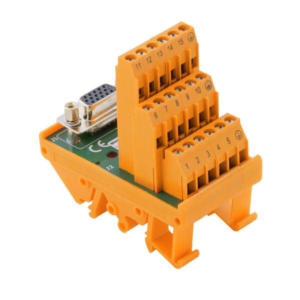 Interface module with terminal, connector, High-density SUB-D plug-in  image 4