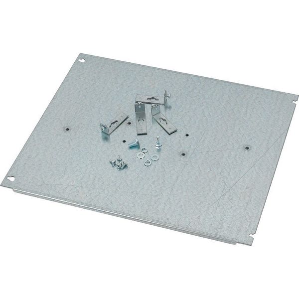 Mounting plate, +mounting kit, for GS 2, vertical, 3p, HxW=400x600mm image 2