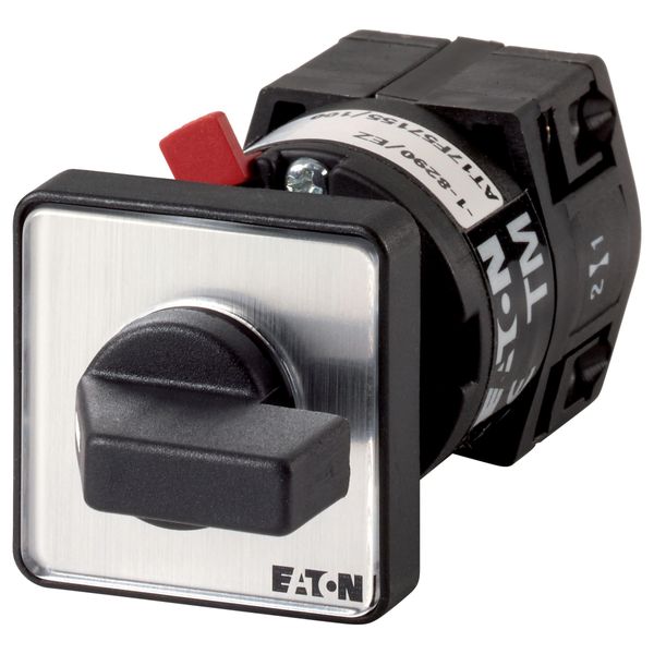 Step switches, TM, 10 A, centre mounting, 1 contact unit(s), Contacts: 2, 60 °, maintained, With 0 (Off) position, 0-1-2, Design number 8240 image 2