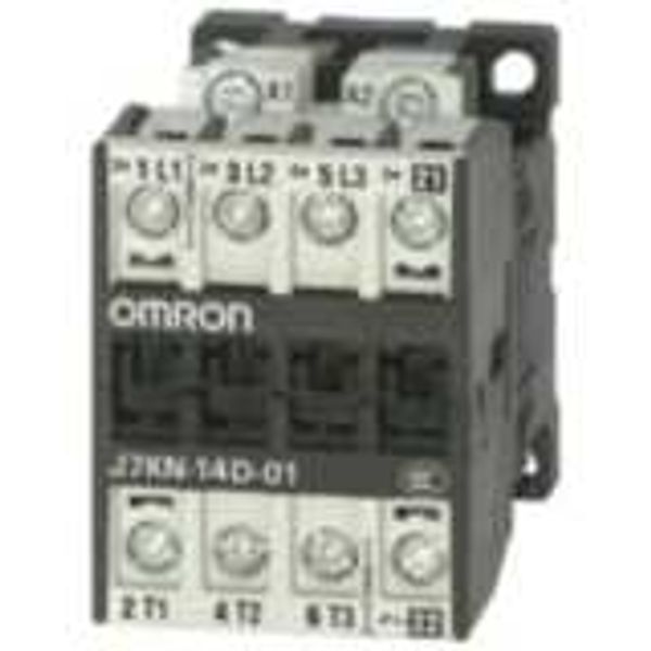 Contactor, 3-pole, 5.5 kW; 14 A AC3 (380-415 VAC) + 1 NC aux., 110 VDC image 3