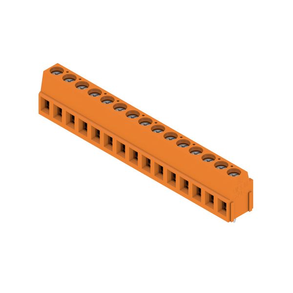 PCB terminal, 5.08 mm, Number of poles: 15, Conductor outlet direction image 2