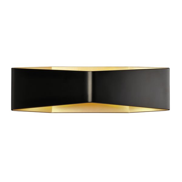 BIG CARISO 2 LED, 22W, 500lm, 827, black/ brass image 1