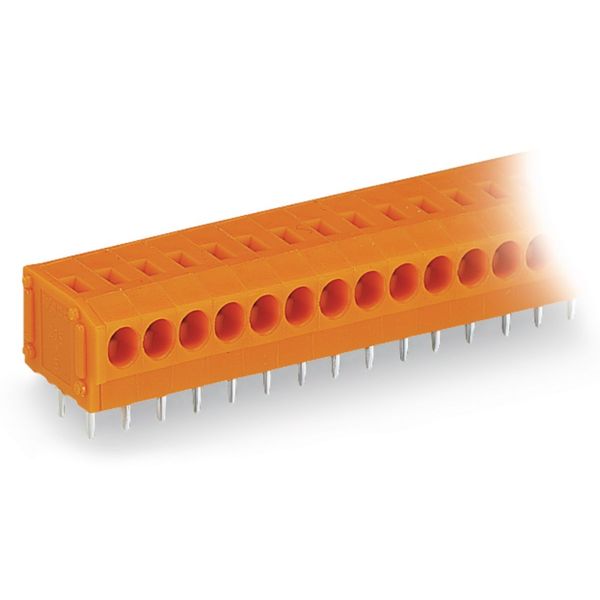 PCB terminal block 1.5 mm² Pin spacing 3.81 mm orange image 1