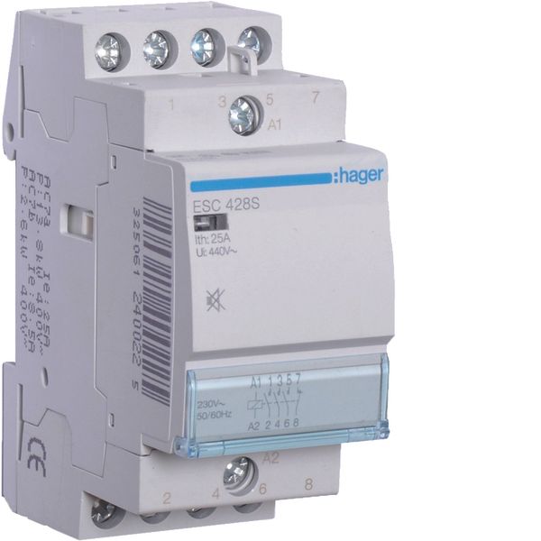 Humfree Contactor 25A, 3NO+1NC, 230V image 1