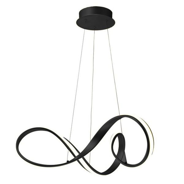 Elegance LED Pendant Lamp 36W 2800Lm 3000K Black image 2