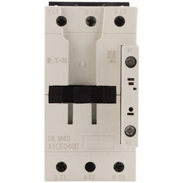 Contactor, 3 pole, 380 V 400 V 18.5 kW, RDC 130: 110 - 130 V DC, DC operation, Screw terminals image 2