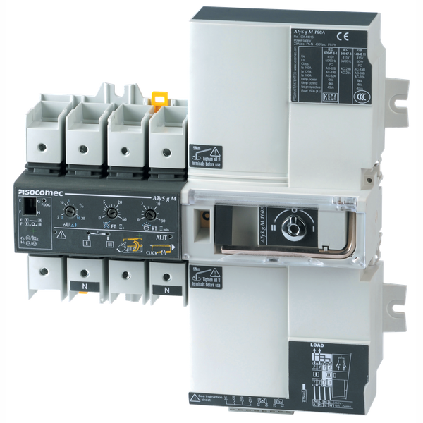 Automatic transfer switch ATyS g M 2P 125A 230 VAC image 1