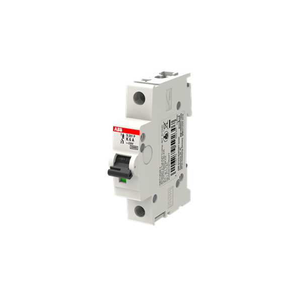 S201P-K6 Miniature Circuit Breaker - 1P - K - 6 A image 5