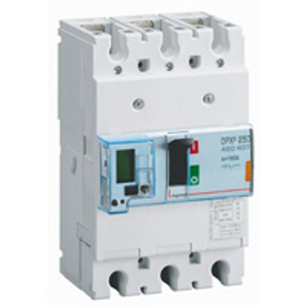 MCCB electronic + energy metering - DPX³ 250 - Icu 25 kA - 400 V~ - 3P - 160 A image 1