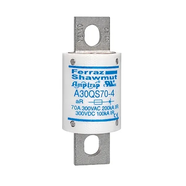 High Speed Fuse Amp-Trap® A30QS 300VAC 300VDC 70A Blade image 1