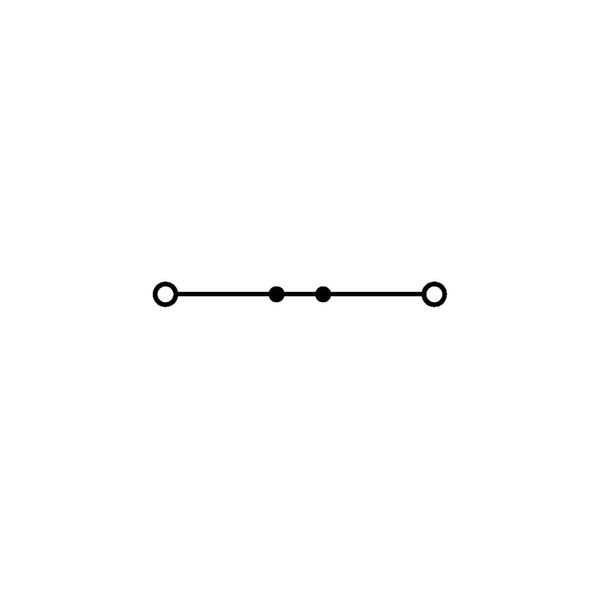 2-conductor through terminal block 2.5 mm² side and center marking red image 2