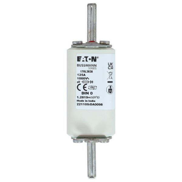 Fuse-link, high speed, 50 A, AC 2000 V, compact size 1, 43 x 43 x 129 mm, aR, IEC, single indicator image 18