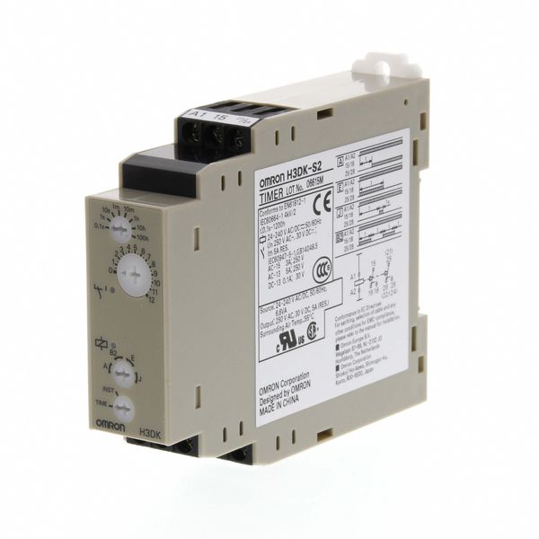 Timer, DIN-rail mounting, multi range, multi mode timer, 4 modes, 2 ou image 2