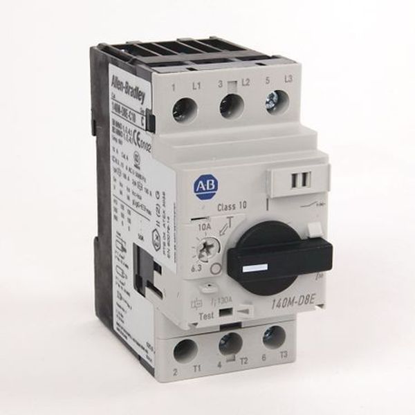 Allen-Bradley 140M-D8E-C10 MPCB, Standard Magnetic Trip (Fixed at 13 x le), 6.3 - 10 A, High Performance, Frame Size D image 1