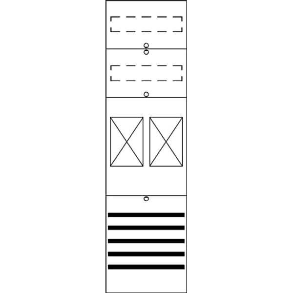 FB16 Meter panel , 900 mm x 250 mm (HxW), Rows: 0 image 17