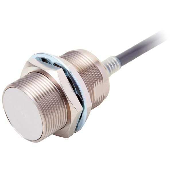 Proximity sensor, inductive, brass-nickel, short body, M30, shielded, E2E 8289M image 2