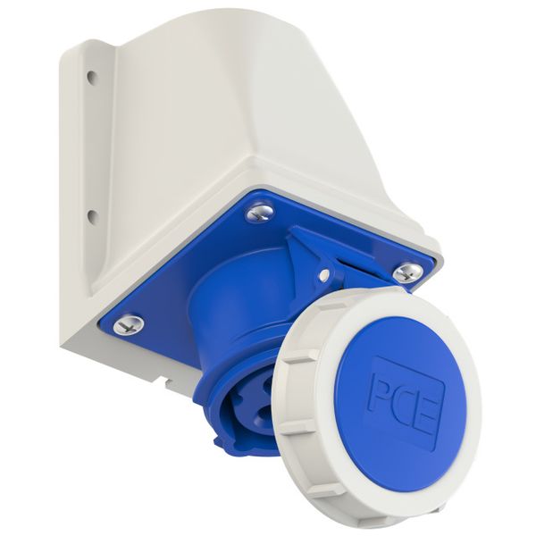 CEE-wall mounted socket 16A 3p 6h IP67 ABV M25 5-14 image 1