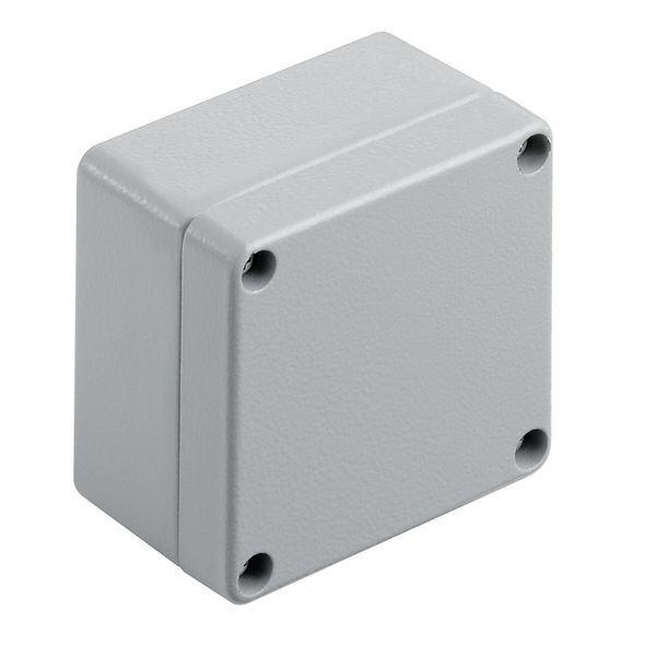 Ex metal housing, 70 x 70 x 45 mm, Powder-coated, Flange plate: No, M4 image 2