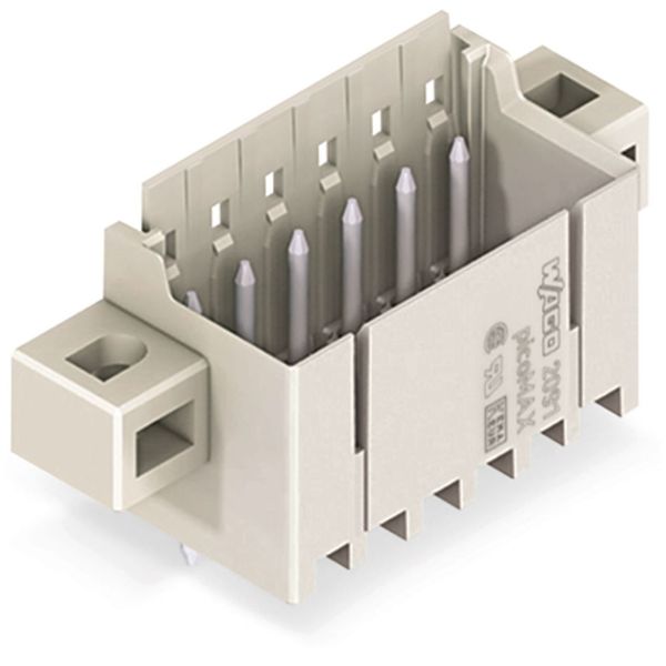 2091-1402/005-000 THT male header; 1.0 mm Ø solder pin; straight image 4