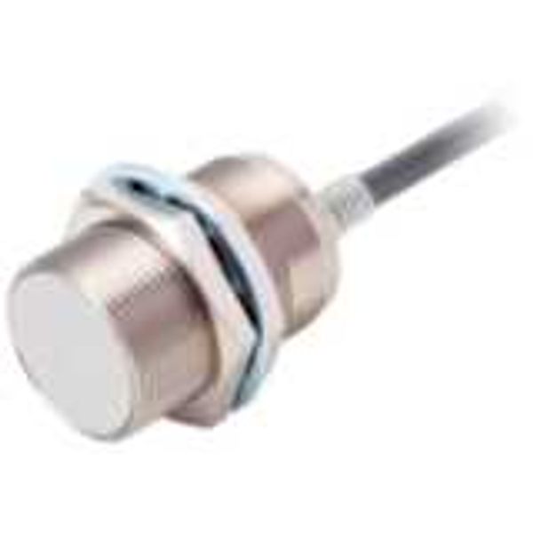 Proximity sensor, inductive, brass-nickel, short body, M30, shielded, E2E 8293H image 1