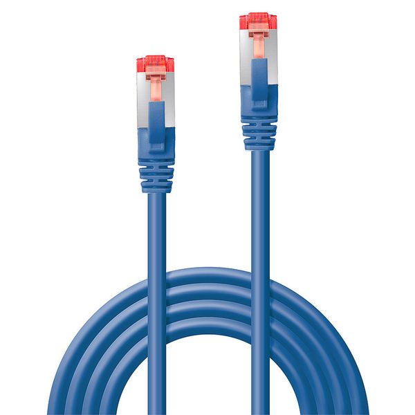 30m Cat.6 S/FTP Network Cable, Blue RJ45, M/M, 250MHz, Copper, 27AWG image 2