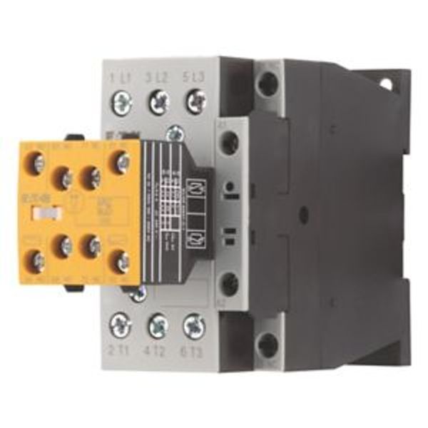 Safety contactor, 380 V 400 V: 7.5 kW, 2 N/O, 3 NC, 230 V 50 Hz, 240 V 60 Hz, AC operation, Screw terminals, With mirror contact (not for microswitche image 2