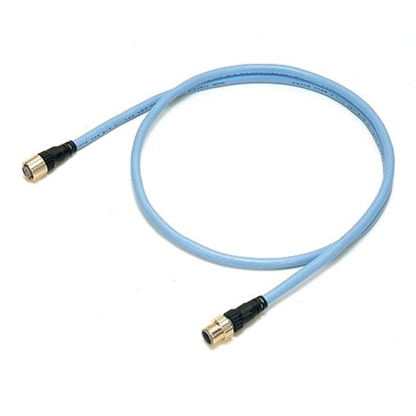 DeviceNet thin cable, straight M12 connectors (1 male, 1 female), 3 m image 1