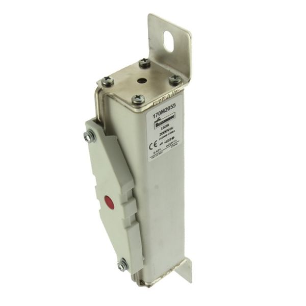 Fuse-link, high speed, 160 A, DC 2000 V, 39 x 66 x 216 mm, aR, IEC, with indicator image 2