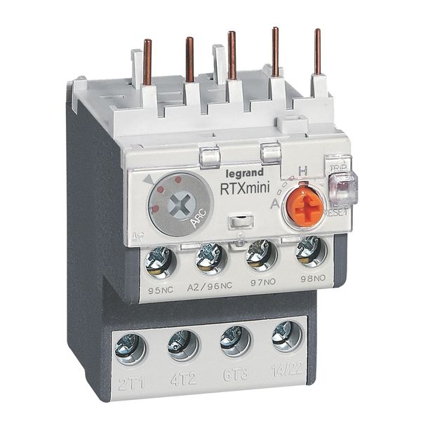 Thermal overload relay - Class 10A - 2.5 A - for 3-pole mini contactors CTX³ image 1