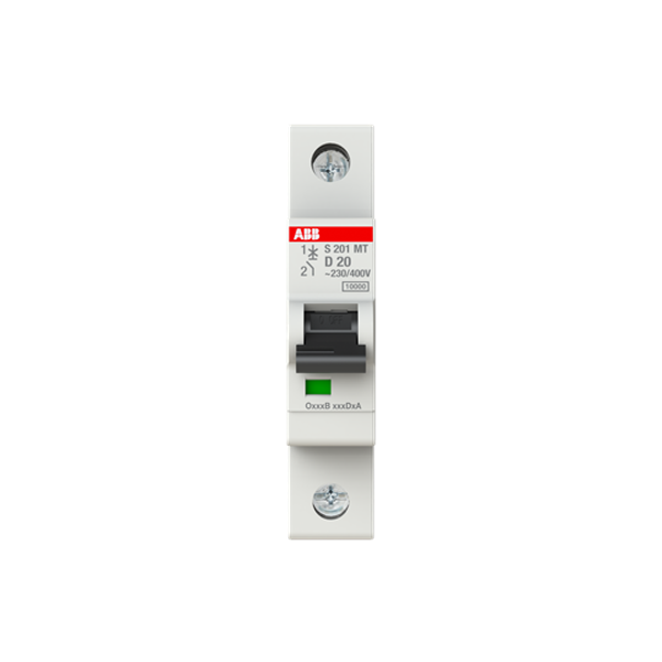 S201MT-D20 Miniature Circuit Breakers MCBs - 1P - D - 20 A image 6