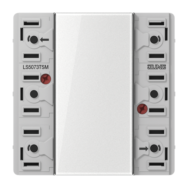 Standard push-button module 3-gang LS5073TSM image 1