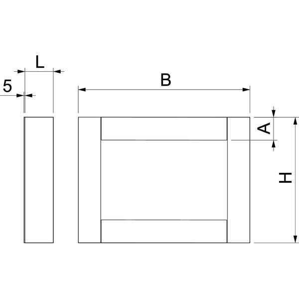 PLCS E091220 End piece EI90 for PLCS D091220 200x120 image 2