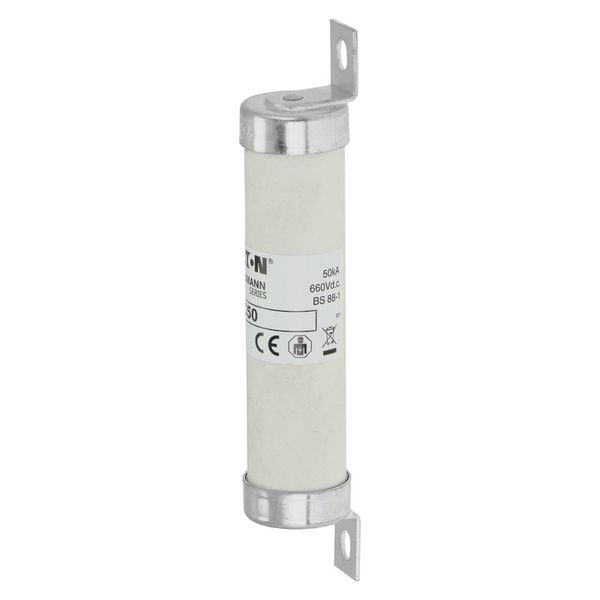 Fuse-link, high speed, 50 A, AC 1200 V, DC 660 V, BS2692-1, 26 x 139 mm, BS image 9