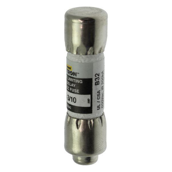 Fuse-link, LV, 0.3 A, AC 600 V, 10 x 38 mm, 13⁄32 x 1-1⁄2 inch, CC, UL, time-delay, rejection-type image 14