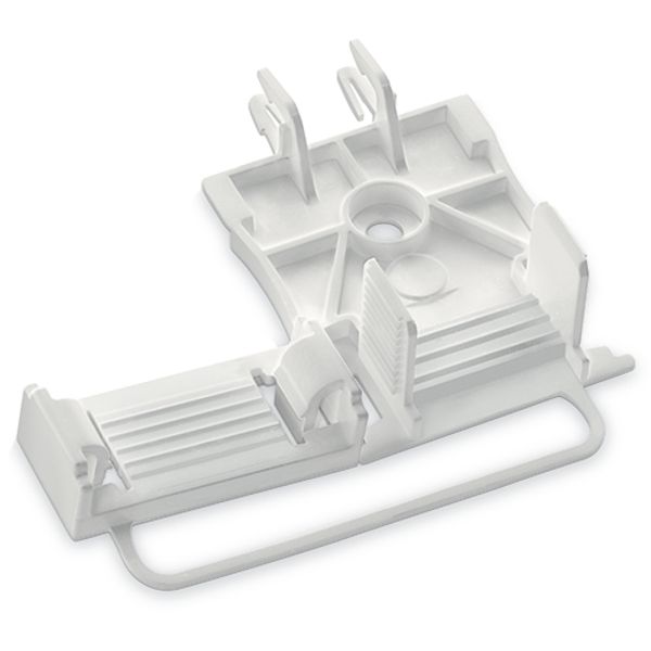 Strain relief plate for 294 Series for single strands white image 3