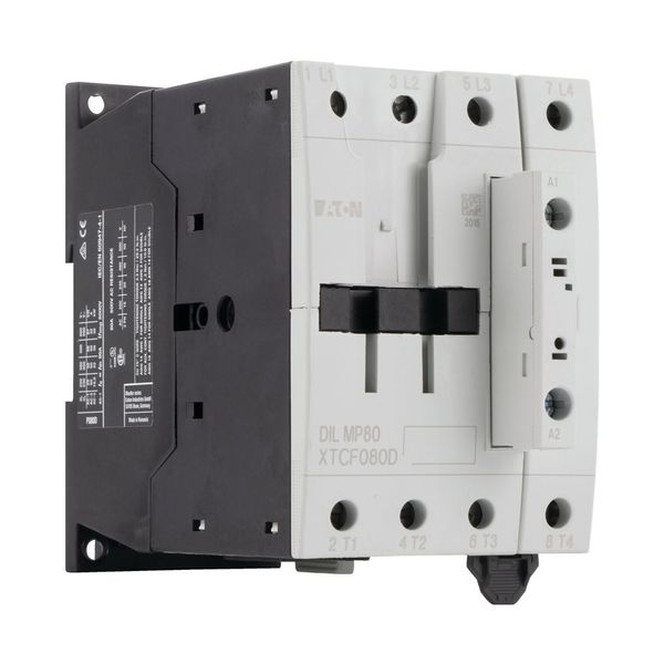 Contactor, 4 pole, 80 A, 110 V 50 Hz, 120 V 60 Hz, AC operation image 16