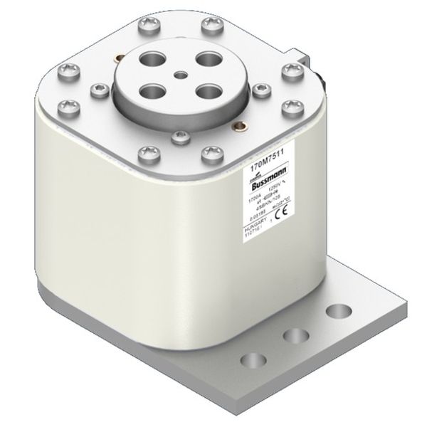 Fuse-link, high speed, 2100 A, AC 1500 V, size 4, 120 x 105 x 119 mm, aR, IEC, single indicator image 3