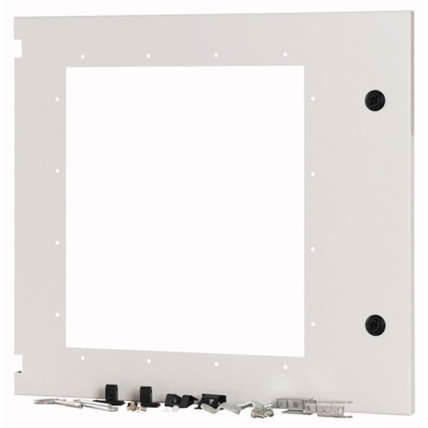 Front door for IZMX40, withdrawable, HxW=550x600mm, IP55, grey image 1