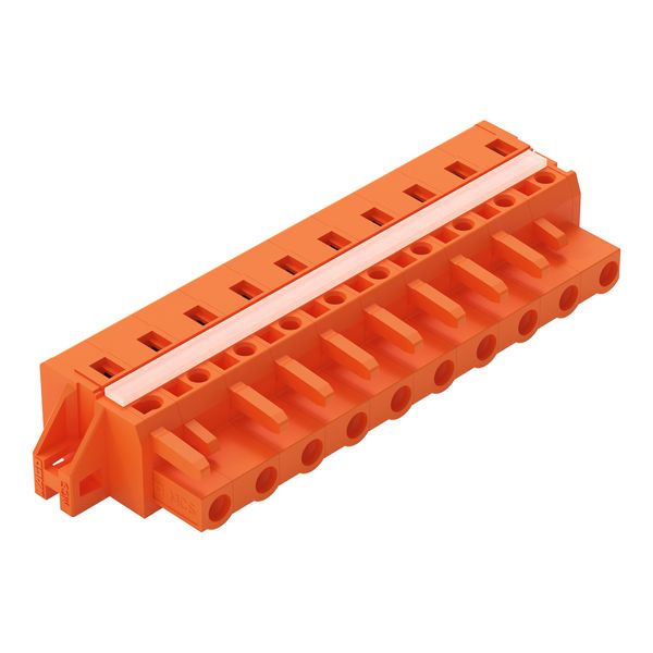 1-conductor female connector CAGE CLAMP® 2.5 mm² orange image 1